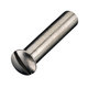 hulsmoer messing vernikkeld M4 x 22.5 mm