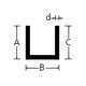 U-Profiel 15X25X15X2 1000Mm Alum.