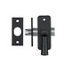 AXA Inboorgrendel zwart DM25 + sluitplaat 7320-25-38/E