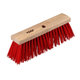 Vero bezem kunststof 35 cm rood FSC 70