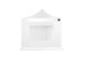 GO-WORK Grizzly Zijwand Raam 4m wit