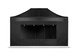 GO-WORK Grizzly Zijwand Raam 4,5m zwart