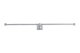 Dauby Houder dubbel Square Mat wit brons 700mm