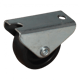 Bokwiel 65 Gaffel vz zwart kunstof 32x14 40kg