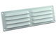 schoepenrooster alu. 300 x 90 mm wit
