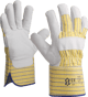 Boxlederen handschoen m/rubberen kap 3244X