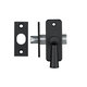 AXA Inboorgrendel zwart DM35 + sluitplaat 7320-35-38/E