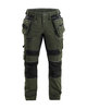 Blåkläder broek denim stretch X1900 herfstgroen/Zwart C60