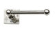 Dauby Houder enkel Square Wit brons 150mm