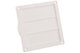 lamellenrooster -3 lamellen- 160 x 160 mm wit
