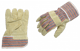 Varkenssplitlederen handschoen geel gevoerd 4122X