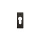 Dauby Rozet PC Rechthoekig ijzer 30x68mm