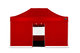 GO-WORK Grizzly Zijwand Ingang 4,5m rood